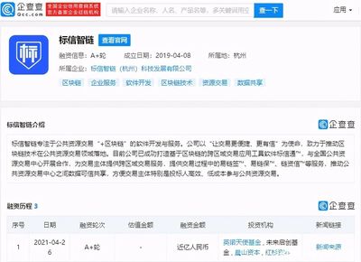 標信智鏈完成近億元A+輪融資，紅杉資本領投，網(wǎng)絡融資信息咨詢服務迎來新動能